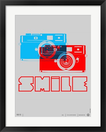 Framed Smile Camera Print