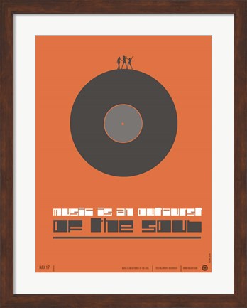 Framed Music is the Soul Print