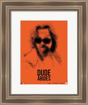 Framed Dude Big Lebowski Print