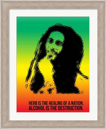 Framed Bob Marley Print