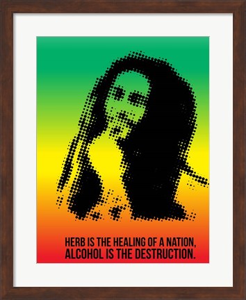 Framed Bob Marley Print