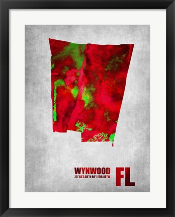 Framed Wynwood Florida Print