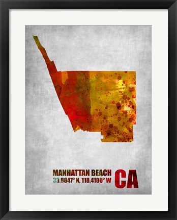 Framed Manhattan Beach California Print