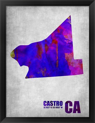 Framed Castro California Print