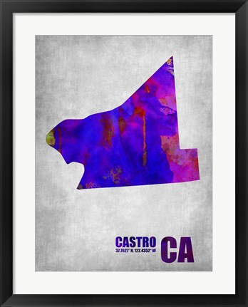 Framed Castro California Print