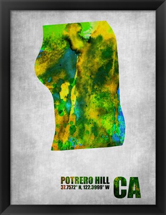 Framed Potrero Hill California Print