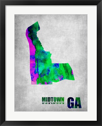 Framed Midtown Georgia Print