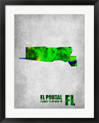 Framed El Portal Florida Print