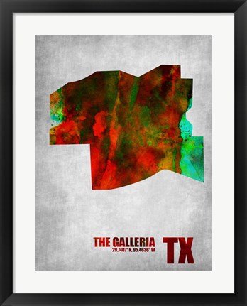 Framed Galleria Texas Print