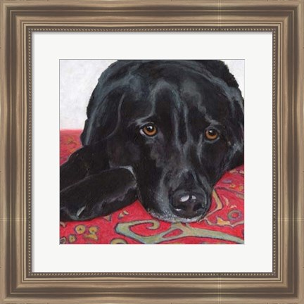 Framed Dlynn&#39;s Dogs - Tallulah Print