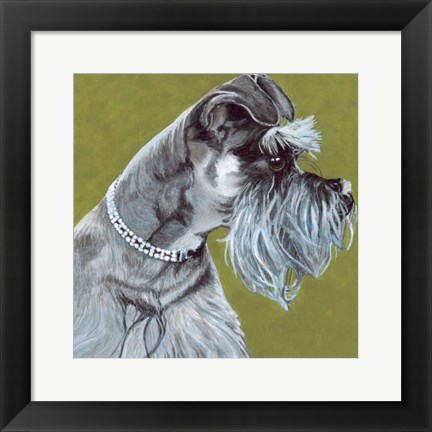 Framed Dlynn&#39;s Dogs - Zoee Print