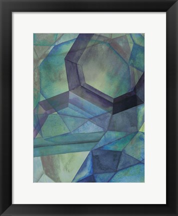 Framed Gemstones III Print