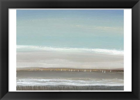 Framed Distant Coast I Print