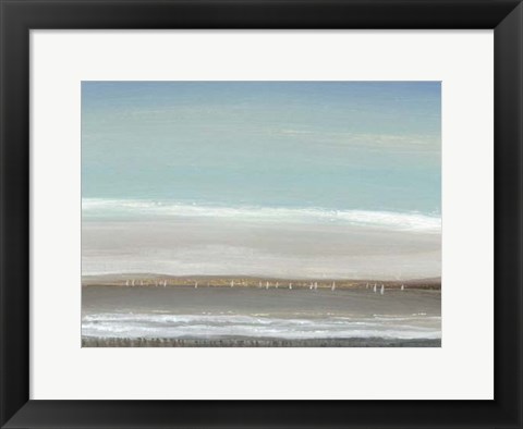 Framed Distant Coast I Print