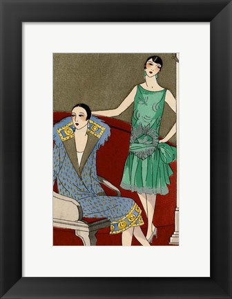 Framed Vintage Couture X Print