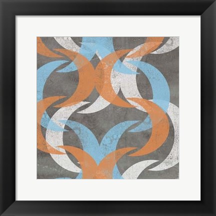 Framed Graphic Wave II Print