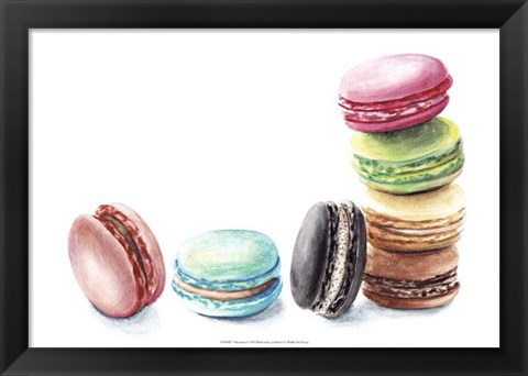 Framed 7 Macarons Print