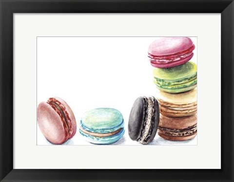 Framed 7 Macarons Print