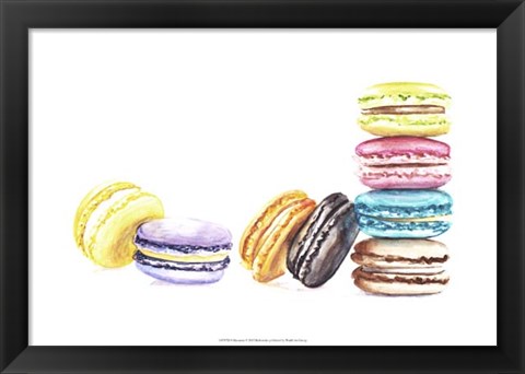 Framed 8 Macarons Print