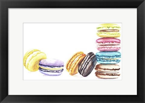 Framed 8 Macarons Print