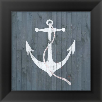 Framed Nautical Plank IV Print