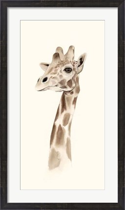 Framed Safari Portrait III Print