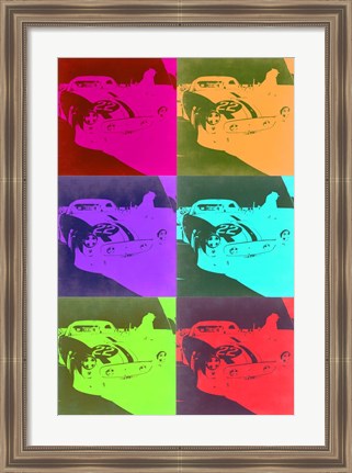 Framed Racing Ferrari Pop Art 3 Print