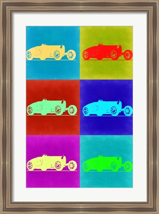 Framed Bugatti Pop Art 2 Print