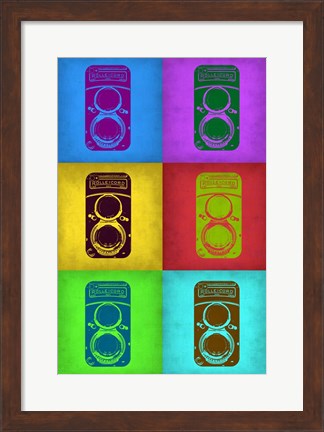 Framed Vintage Camera Pop Art 2 Print