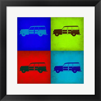 Framed Ford Woody Pop Art 1 Print