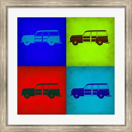 Framed Ford Woody Pop Art 1 Print