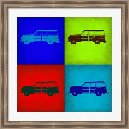 Framed Ford Woody Pop Art 1 Print