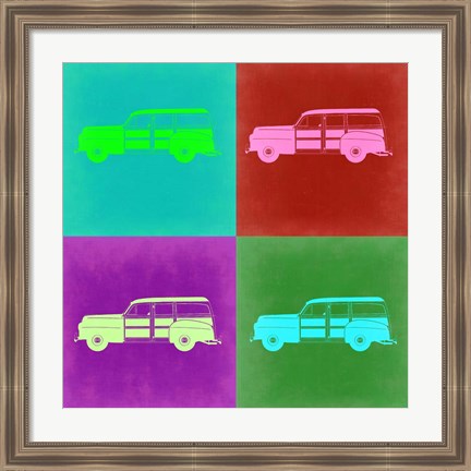 Framed Ford Woody Pop Art 2 Print