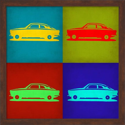 Framed Alfa Romeo Gulia Pop Art 1 Print