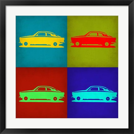 Framed Alfa Romeo Gulia Pop Art 1 Print