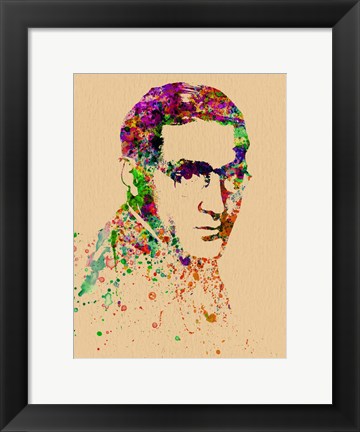 Framed Benny Goodman Watercolor Print