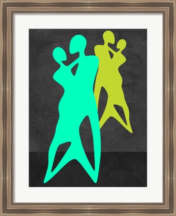 Framed Green Dance Print