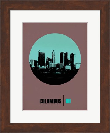 Framed Columbus Circle 2 Print