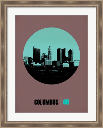 Framed Columbus Circle 2 Print