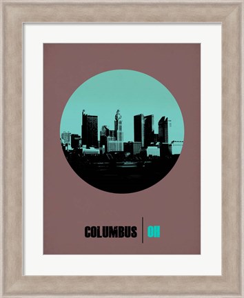 Framed Columbus Circle 2 Print