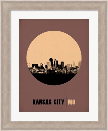 Framed Kansas City Circle 2 Print