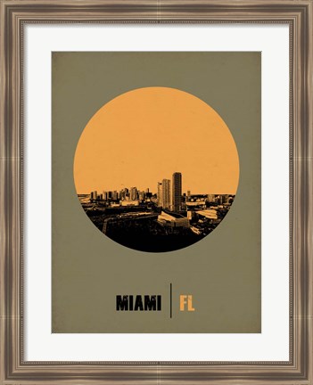 Framed Miami Circle 1 Print