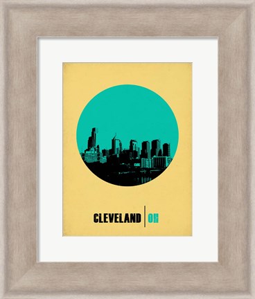 Framed Cleveland Circle 2 Print