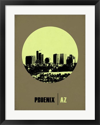 Framed Phoenix Circle 1 Print