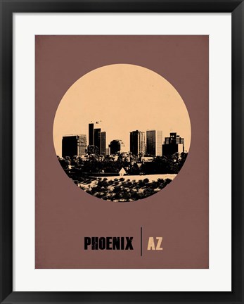 Framed Phoenix Circle 2 Print