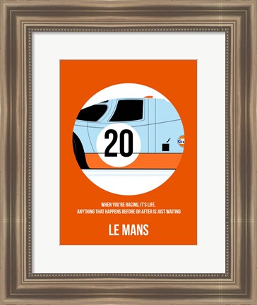 Framed Le Mans 1 Print