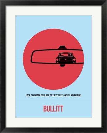 Framed Bullitt 1 Print