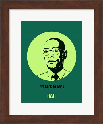 Framed Bad 4 Print