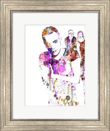 Framed Trainspotting Watercolor 1 Print