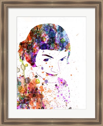 Framed Amelie Watercolor Print